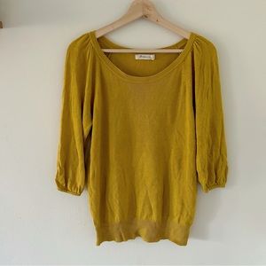 Forever 21 mustard sweater